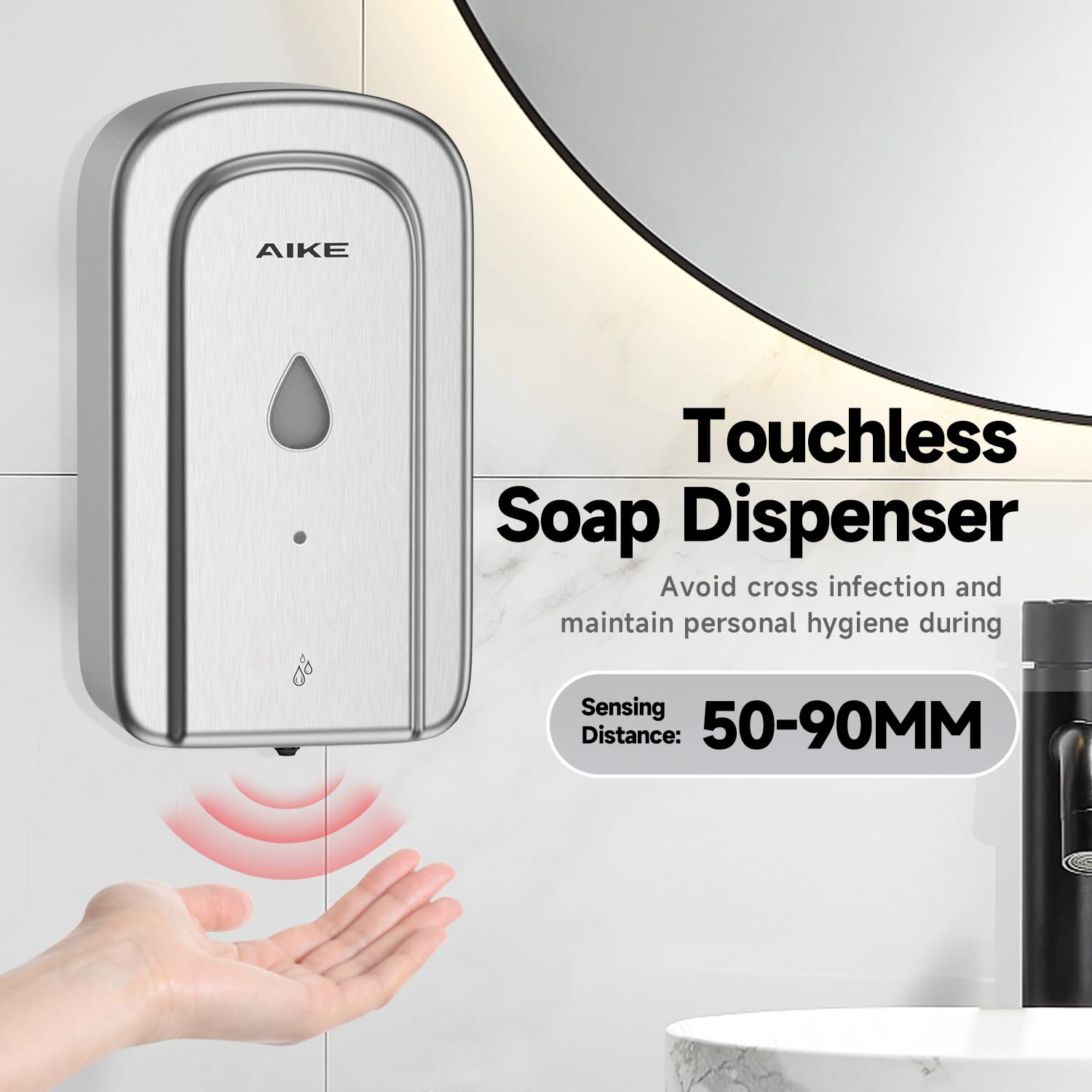 PDICO International Plastic Premium Quality Wall Mount Soap