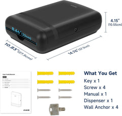 Dispensador de toallas de papel plegable AIKE con cerradura inteligente, AK5101